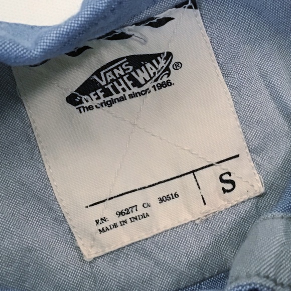 Vans | Short Sleeve Button Down Casual Shirt - S - Picture 4 of 4